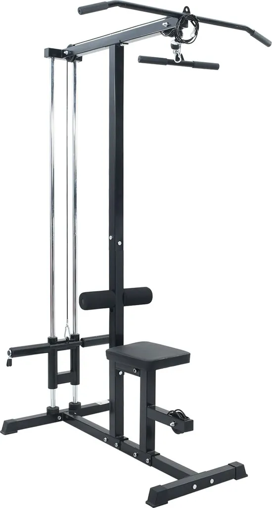 Machine Lat Pulldown pour musculation à domicile - Charge max 80 kg