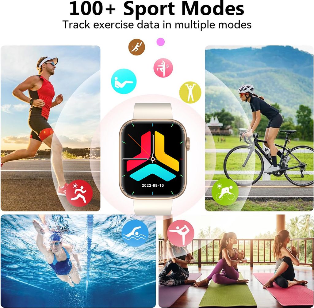 Chytré hodinky QX7, sportovní náramek, 1,85palcový displej, Obrázek produktu 17