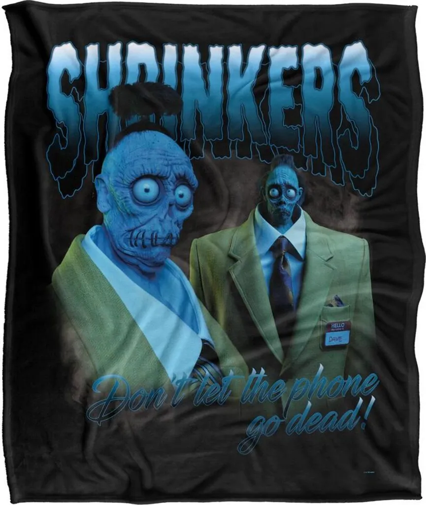 Couverture Beetlejuice Shrinkers Multicolore TV19110 en Molleton Doux