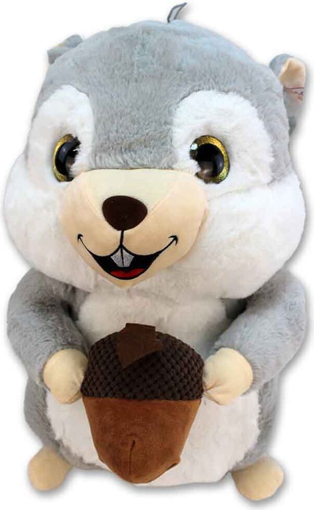 Graues Eichhörnchen als Kuscheltier - ca. 50 cm