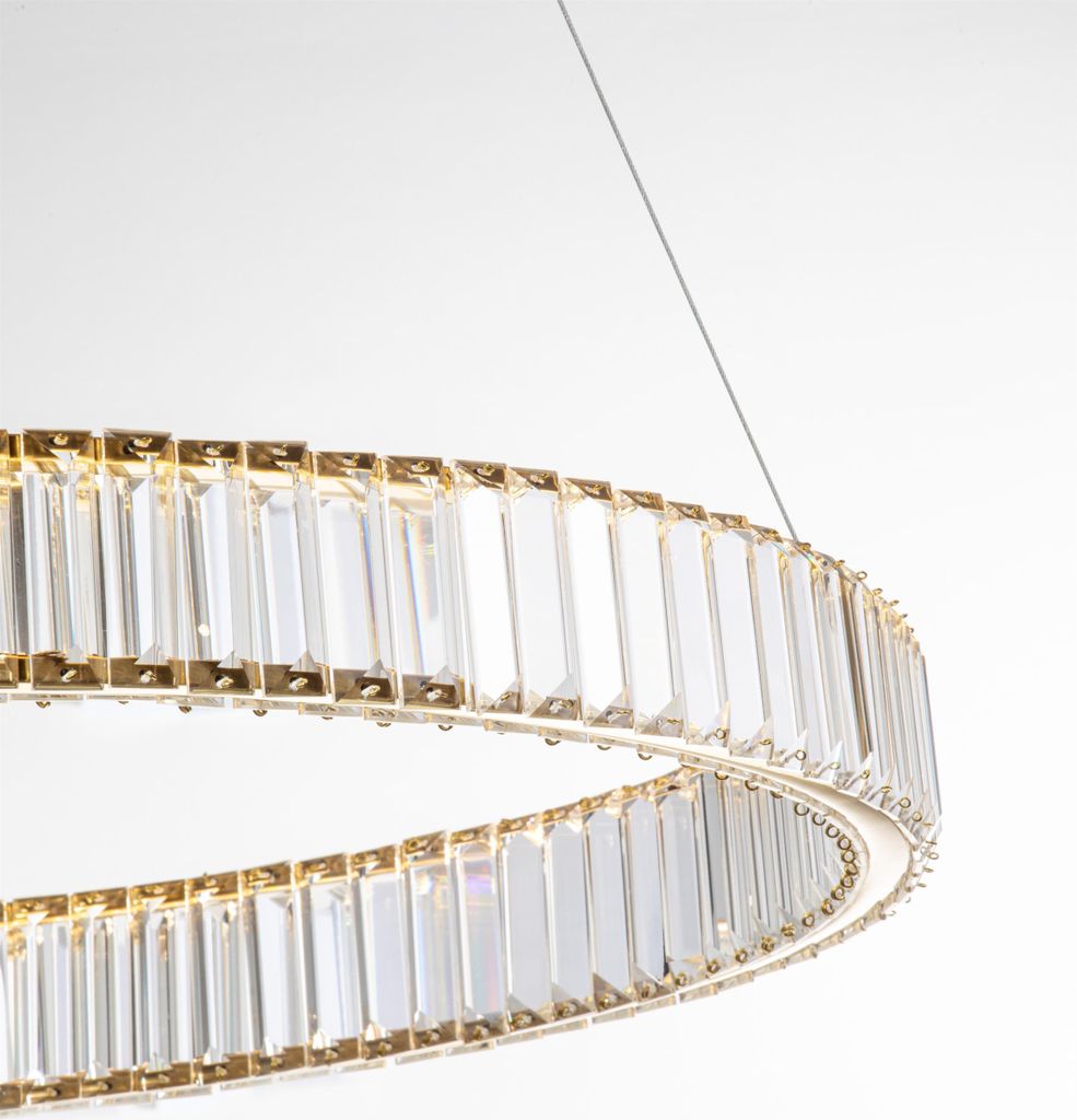 Nova Luce AURELIA LED závěsné světlo zlaté 47W neutrální Obrázek produktu 4