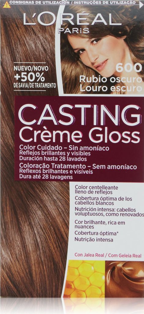 L'Oréal Paris - Permanente Haarfarbe Casting Creme Gloss - 600 Blond Foncé