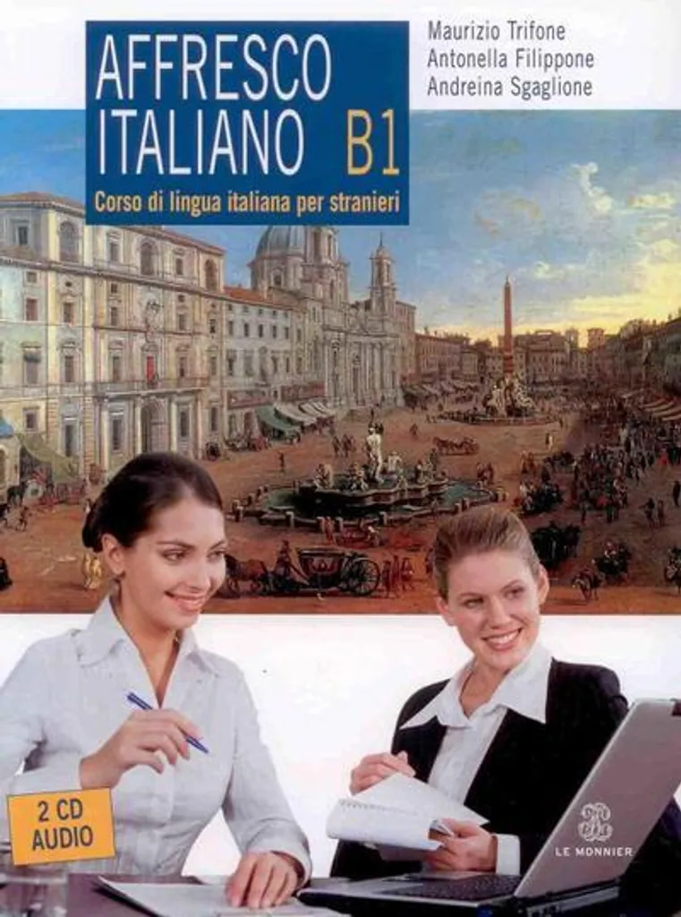 Livre d'italien Fresque italienne B1 avec 2 CD pour apprendre la langue