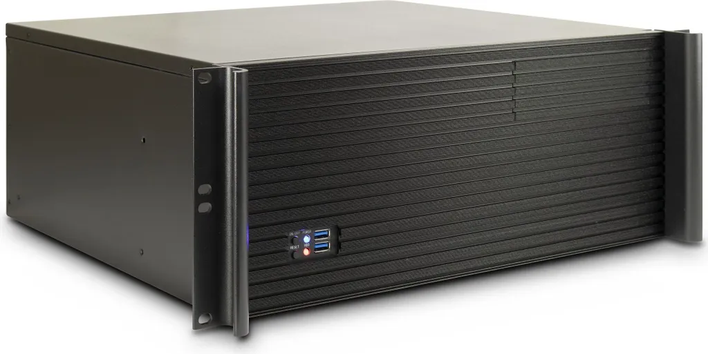 Boîtier Serveur 4U pour Stockage de Données Inter-Tech IPC 4U-K-439L Noir