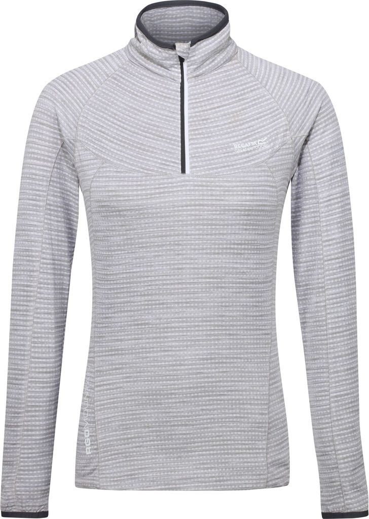 Regatta Yonder Powerstretch Midlayer Shirt für Damen, Farbe:Grau, Größe:34