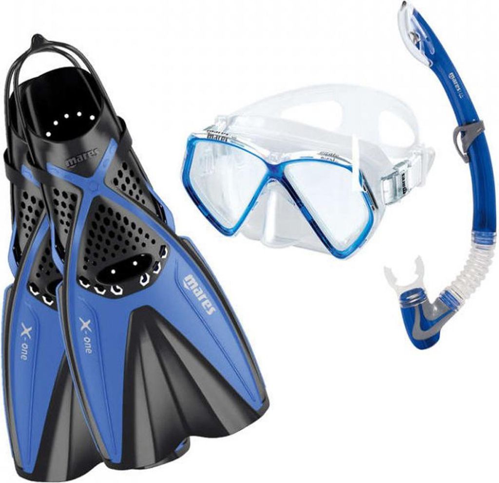 Mares Set X-One, maat: L-XL / Kleur: blauw Productafbeelding 
