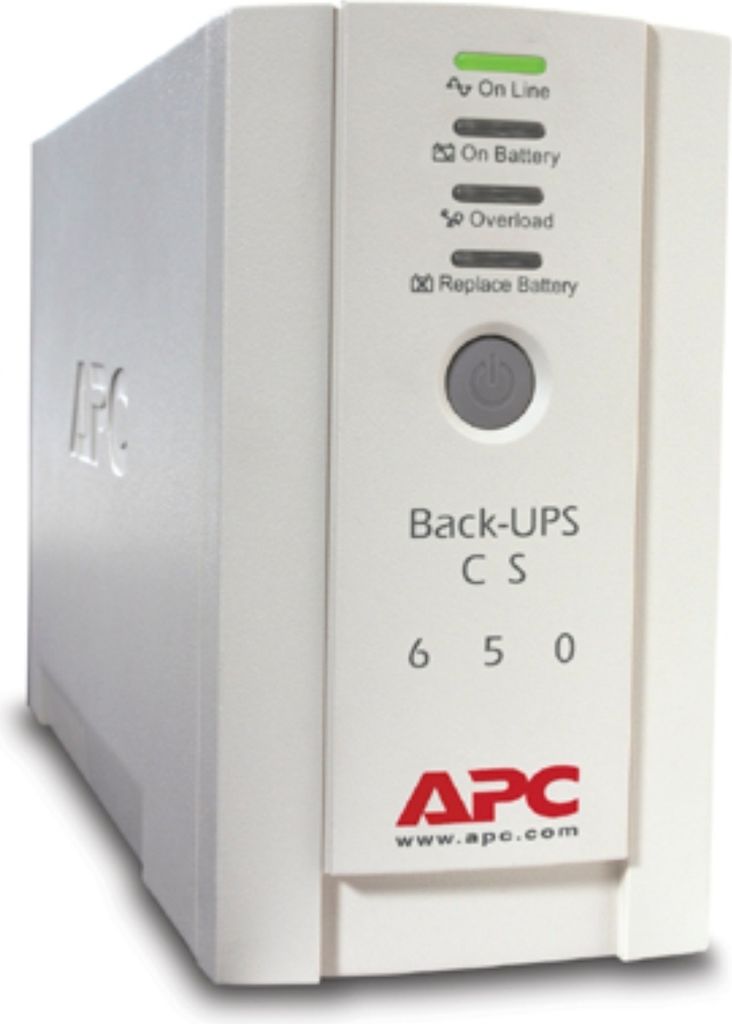 APC Back-UPS CS - BK650EI - Unterbrechungsfreie Stromversorg 650VA (4 Ausgänge IEC, Überspannungsschutz)