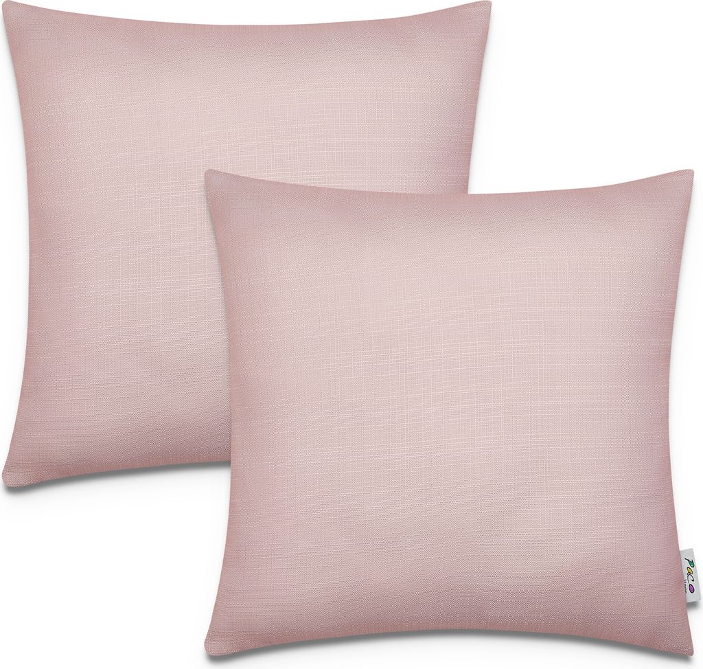 2er Set Kissenbezug 45x45 Dekokissen Kissenhülle Streifen Indoor Outdoor Deko