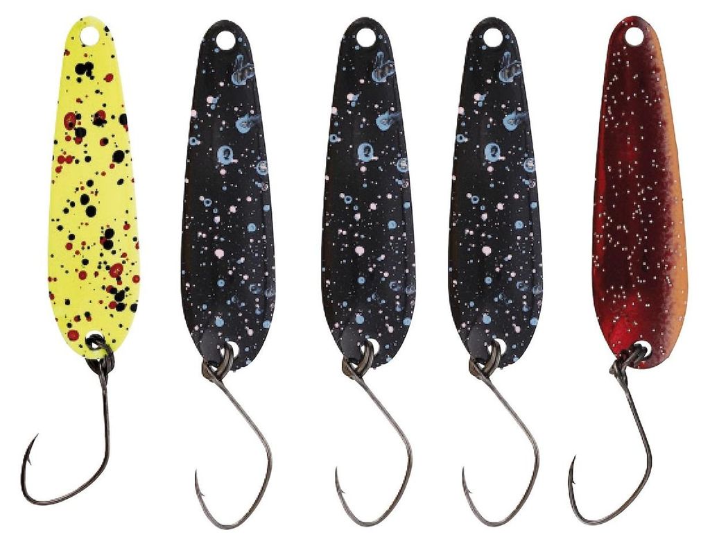 Kinetic Iwana Multipack Spoon 3g Mix - 5 Forellenköder im Set