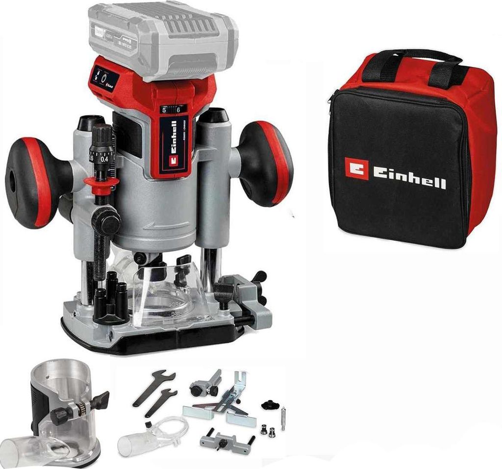 Einhell Professional 18V Akku-Oberfräsen-Kantenfräsen-Set Produktbild 