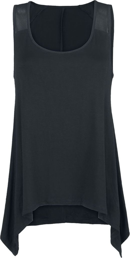 Black Premium by EMP Damen schwarzes lockeres Top 5XL