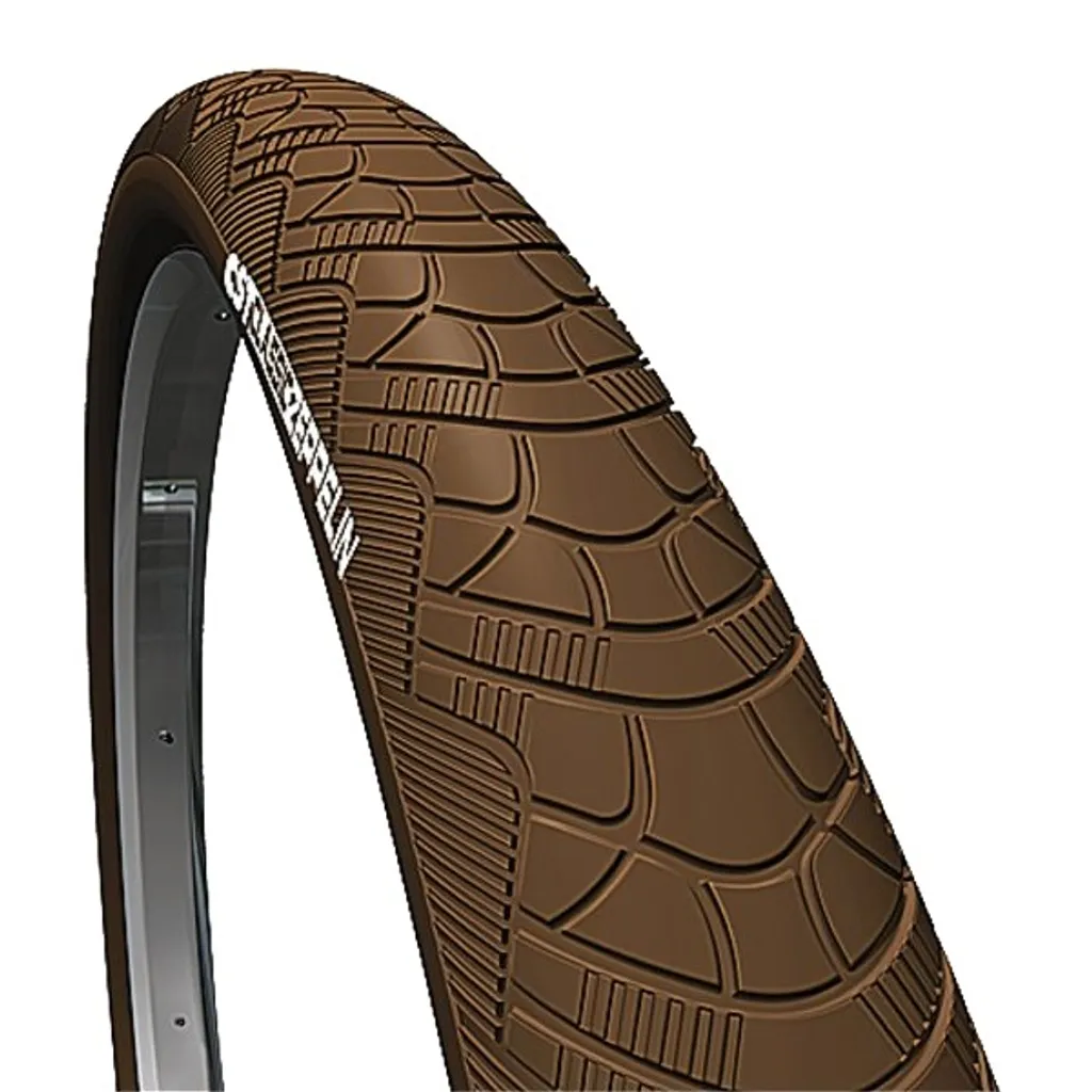Pneu Vélo Confort CST Zeppelin 28 x 2.00 Marron pour Pavés et Ville 50-622