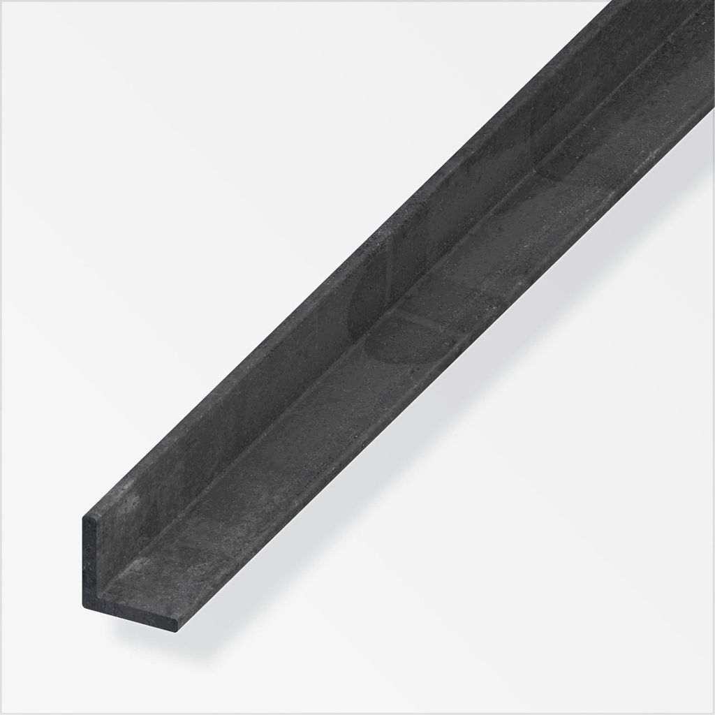 alfer Winkel 1 m, 35 x 35 mm Stahl roh natur
