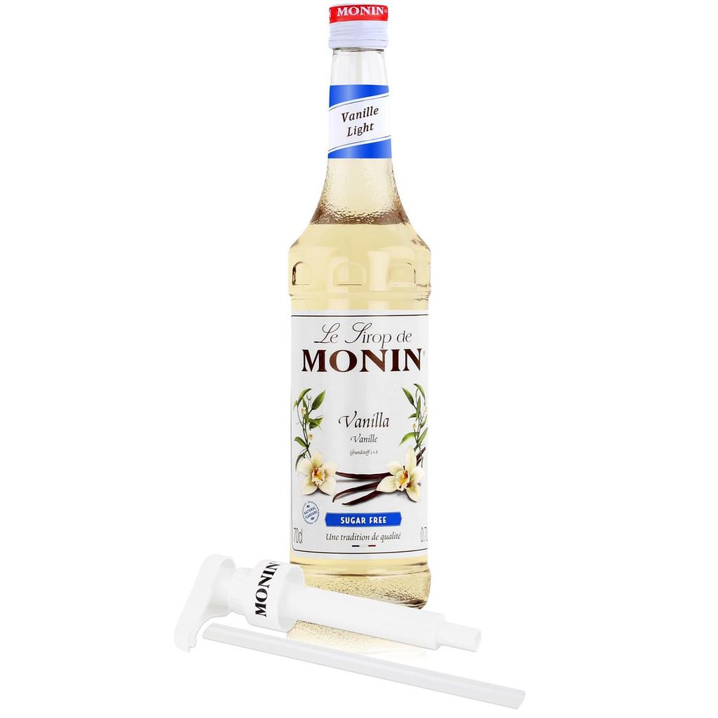 Monin Dosier-Pumpe für Monin Sirup 0,7 L und 1,0 Liter 3er Pack 