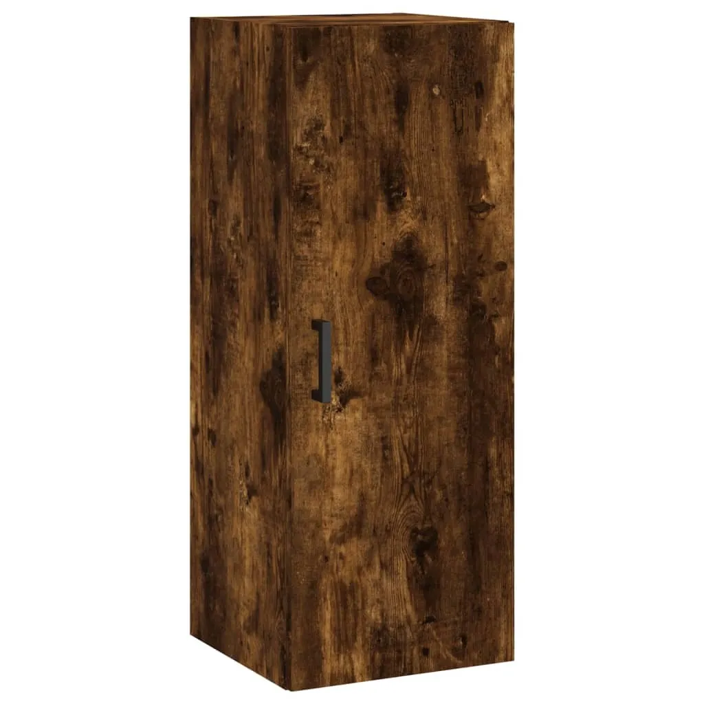 Pensile Bagno/Cucina Rovere Fumé 34,5 cm | Mobile Muro Resistente