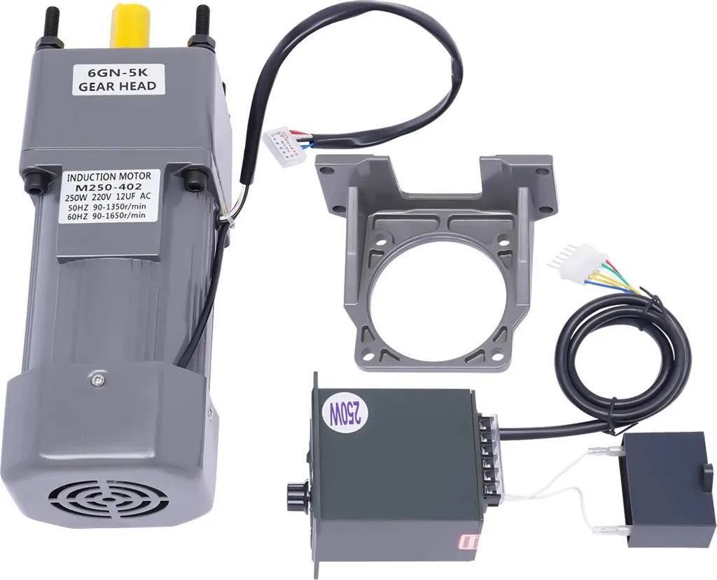 Moteur à engrenages 250W pour convoyeur et automatisme, couple de 8 Nm