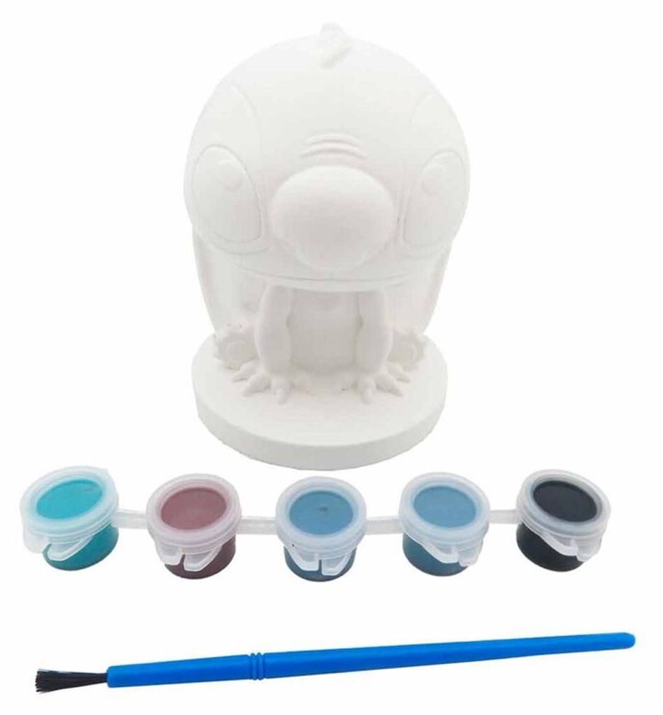 Lilo & Stitch Gipsfigur zum Bemalen Bastelset mit 5 Farben Produktbild 