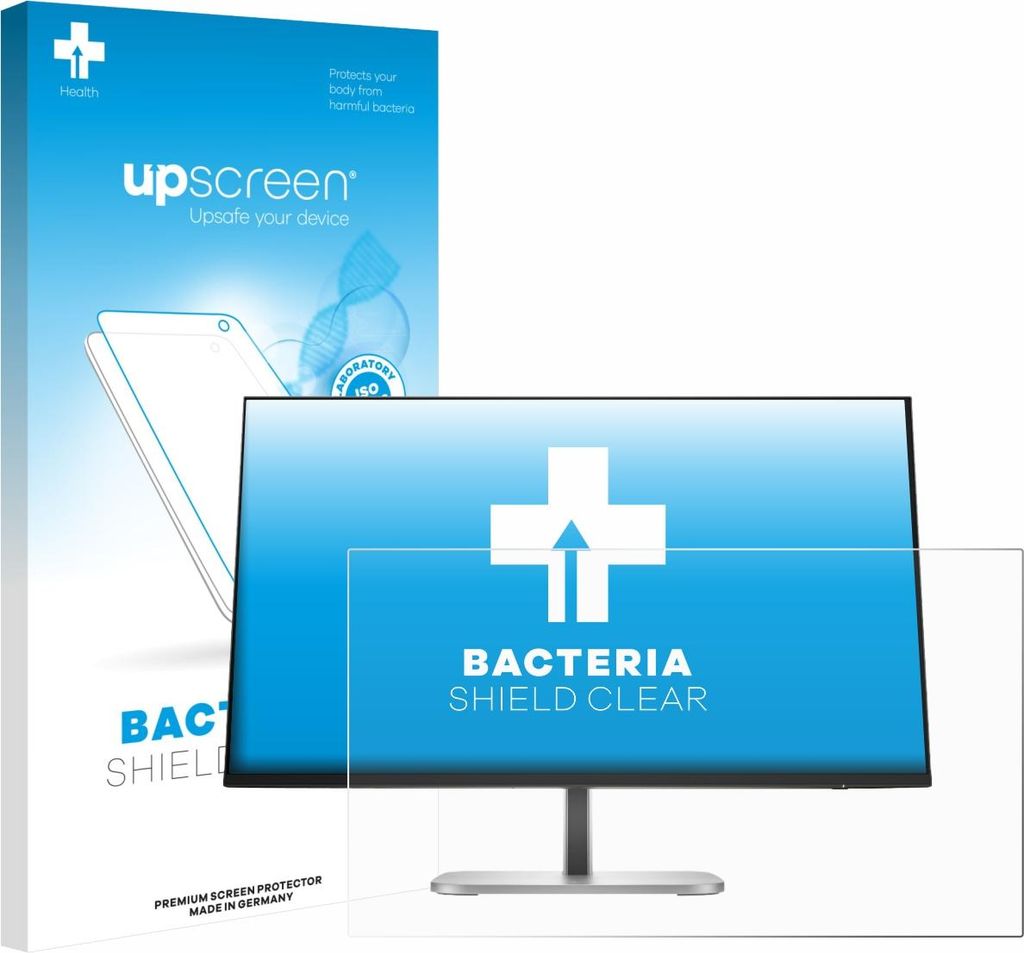 upscreen Schutzfolie für HP Serie 5 Pro 524pf Displayschutz Displayschutzfolie Folie Klar antibakteriell