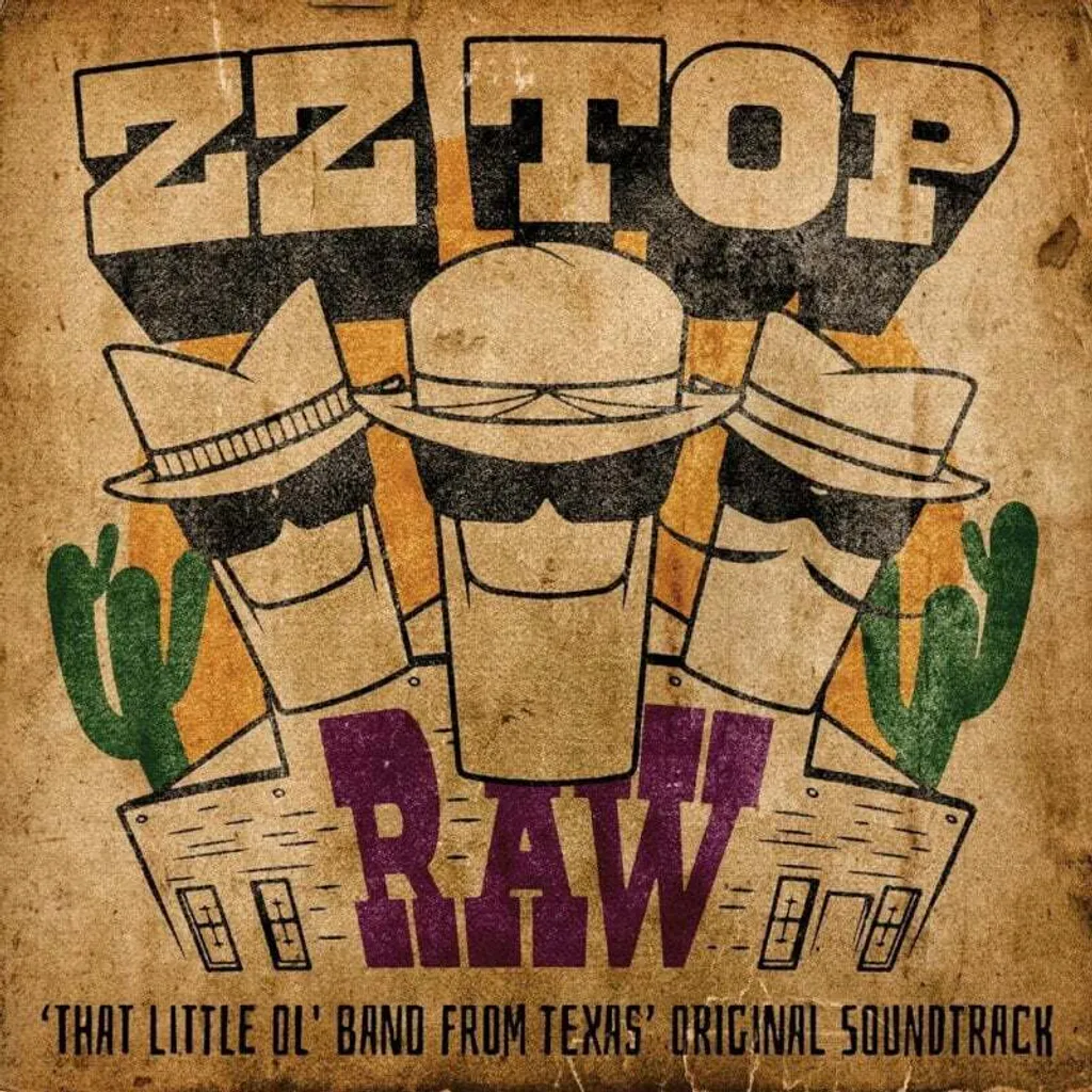 Disque Vinyle ZZ Top Raw Bande Originale du Film en Format LP 33 Tours