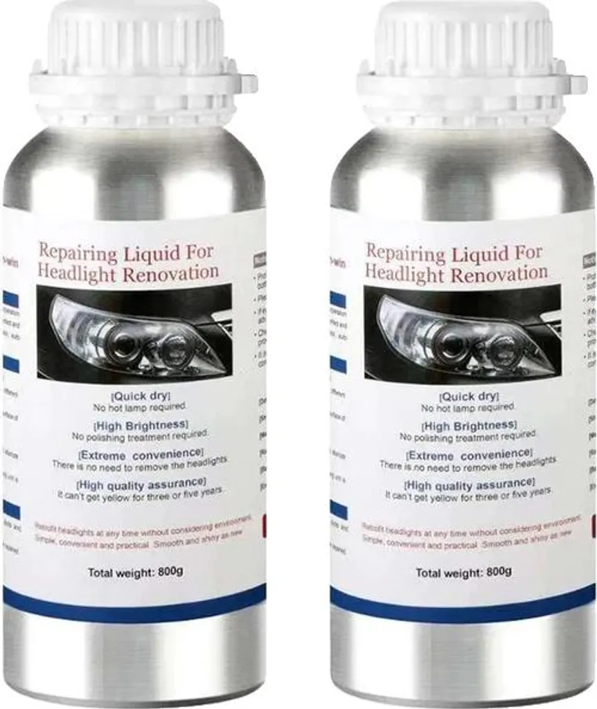 Réparez vos Phares Ternis avec le Liquide de Polissage Chimique 1600g