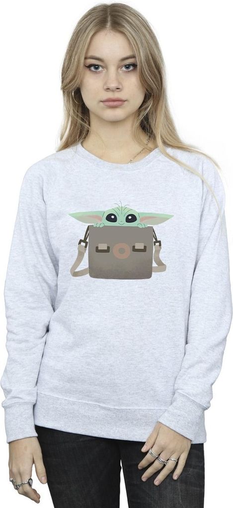 Star Wars - "The Mandalorian" Sweatshirt für Damen BI39836 (L) (Schwarz)