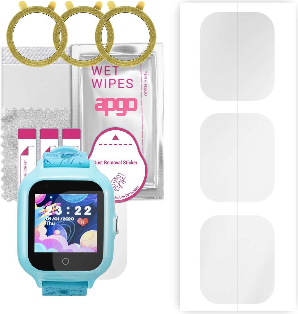apgo 3 Stück Schutzfolie, klar, kompatibel mit Garett Kids Produktbild 