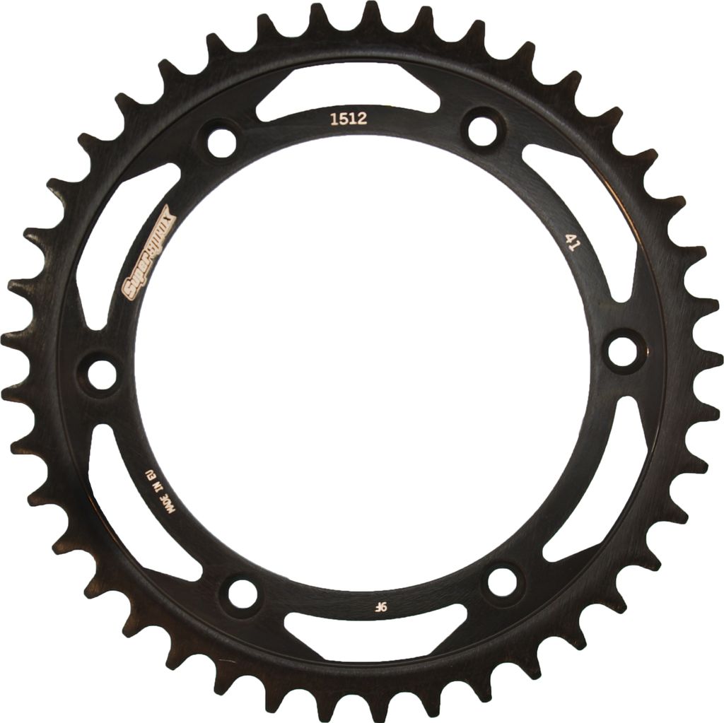 Stahl-Kettenrad Supersprox 520 - 41Z (schwarz) RFE-1512:41-BLK|ID 136,0 LK 156,0 6-Loch