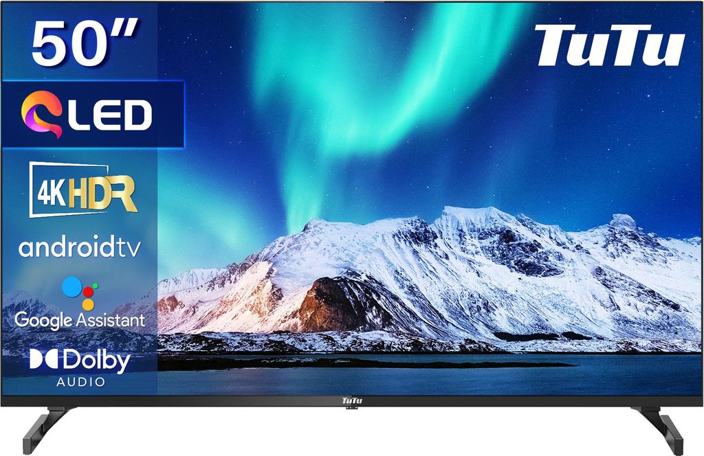 TuTu Android Smart TV - QLED 4K Ultra HD - 50 Zoll/127 cm - Produktbild 
