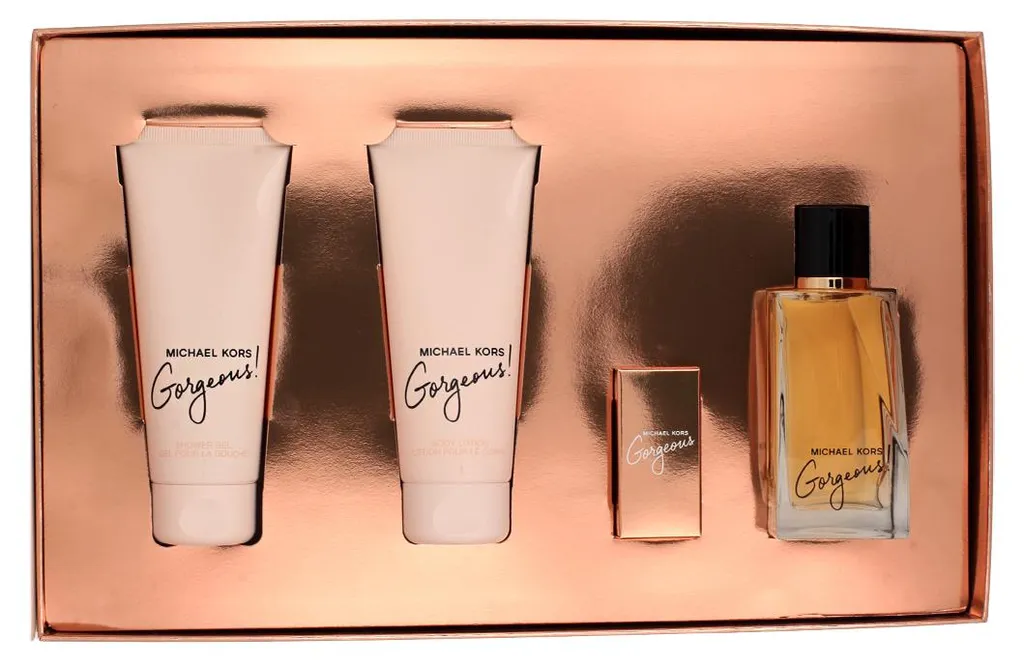 Michael Kors Gorgeous Coffret Eau de Parfum 100ml avec Lait et Gel Douche
