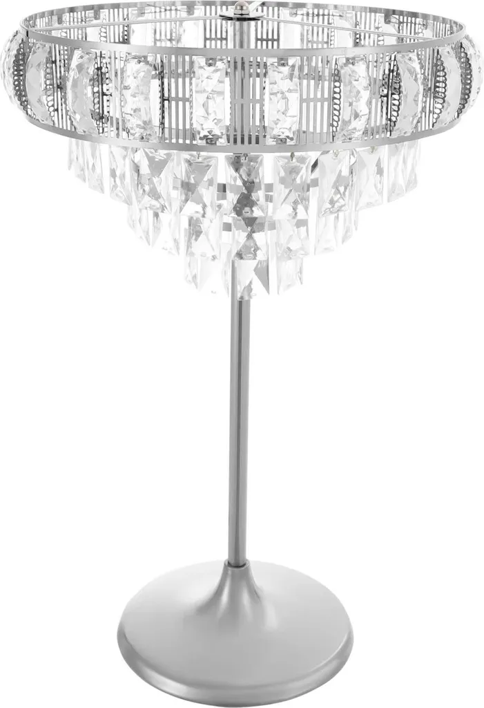 Support fleurs mariage en acrylique doré cristal - Centre de table chic
