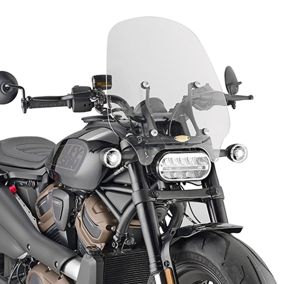 GIVI transparente Windschutzscheibe 44x45cm für HARLEY DAVIDSON Sportster S 1250