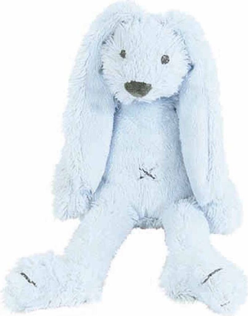 Happy Horse Kuscheltier Hase Richie blau - superweiches Plüsch Stofftier