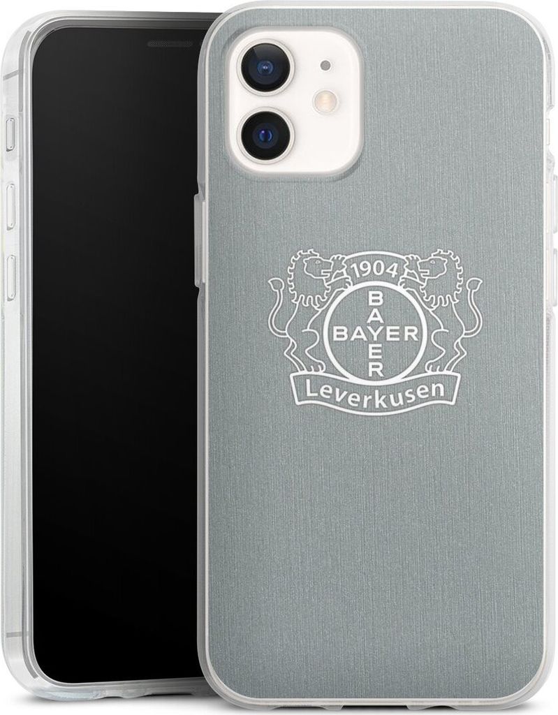 DeinDesign Handyhülle für Apple iPhone 12 Pro Silikon Hülle Case Smartphone Schutzhülle Bayer 04 Leverkusen Offizielles Lizenzprodukt Wappen