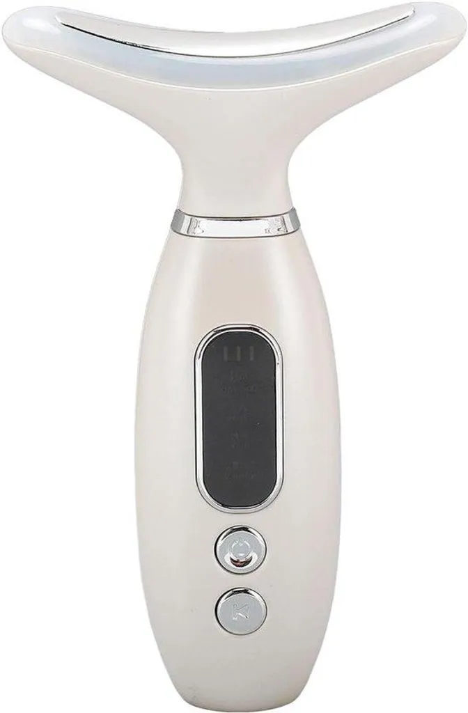 Appareil de massage facial LED 4 couleurs avec 3 niveaux d'intensité