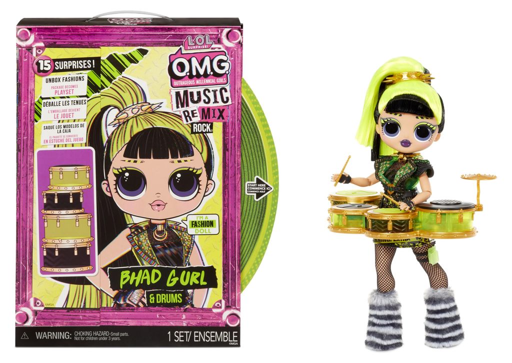 MGA Panenka LOL Surprise! OMG ReMix Rock Velká ségra Bhad Obrázek produktu 