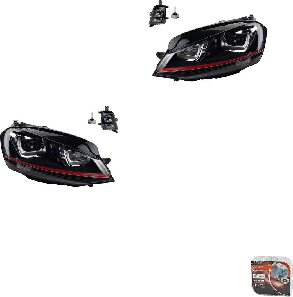 Johns, Scheinwerfer Osram Xenarc Night Breaker Laser passend für VW Golf VII 5G1 BA5 5G1941039A 5G1941031A 5G1941040A 5G1941032A 5G0941699 5G0941700