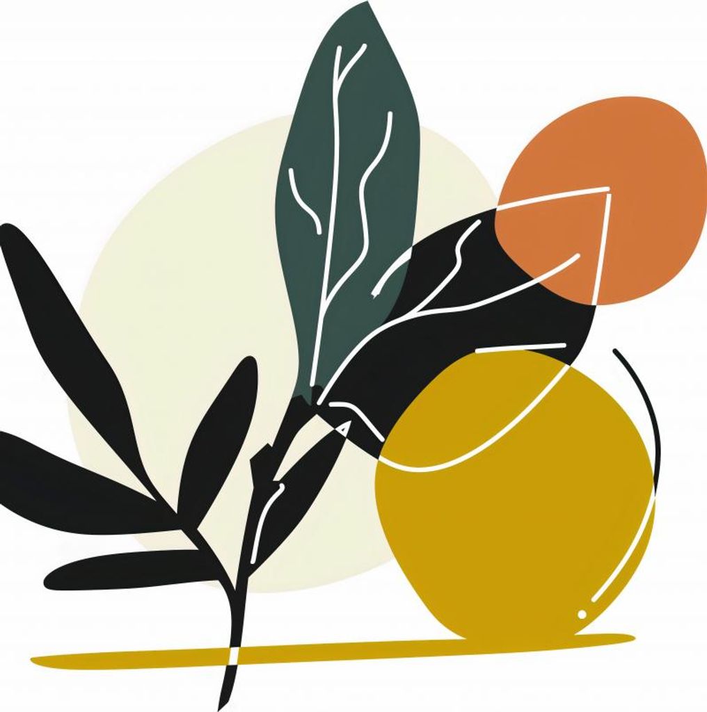 Plakat 75x100cm Elegante Flora