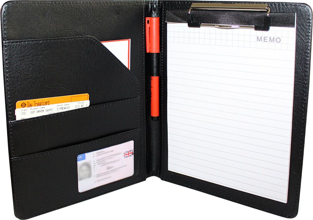 Kurtzy A5 Schwarzes Kunst Leder Organizer Notizbuch A5 Produktbild 
