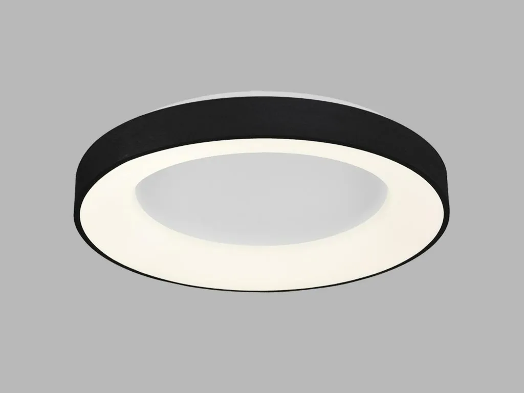 Plafonnier LED grand diamètre 48cm BELLA noir pour éclairage de bureau