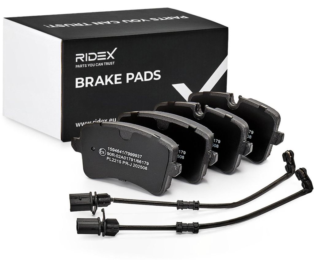 RIDEX 402B0554 Bremsbeläge Satz Hinten für AUDI A4 Avant Produktbild 