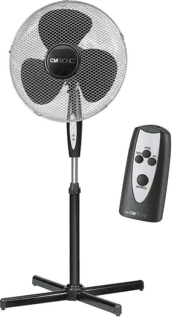 Ventilateur Clatronic VL 3741 S avec télécommande et minuterie 7,5h noir