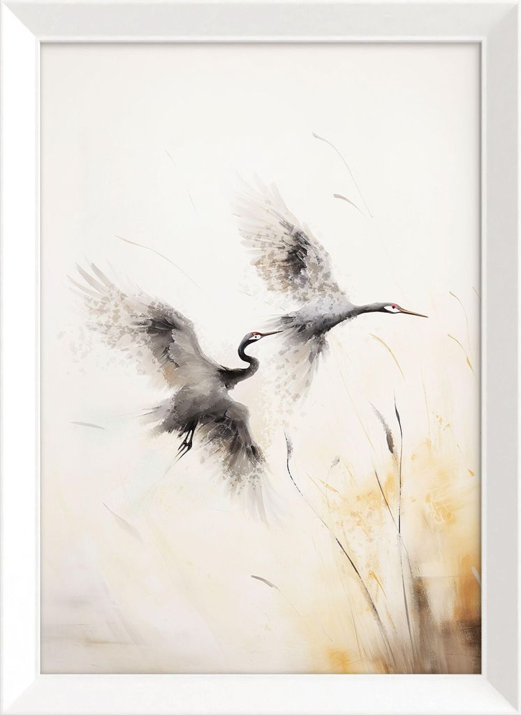 STYLER Wanddecoratie, 56x75 cm, afbeelding van een kraan Productafbeelding 