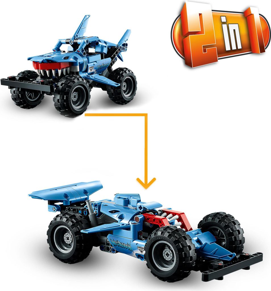 LEGO 42134 Technic Monster Jam Megalodon, Spielzeugauto für Produktbild 5