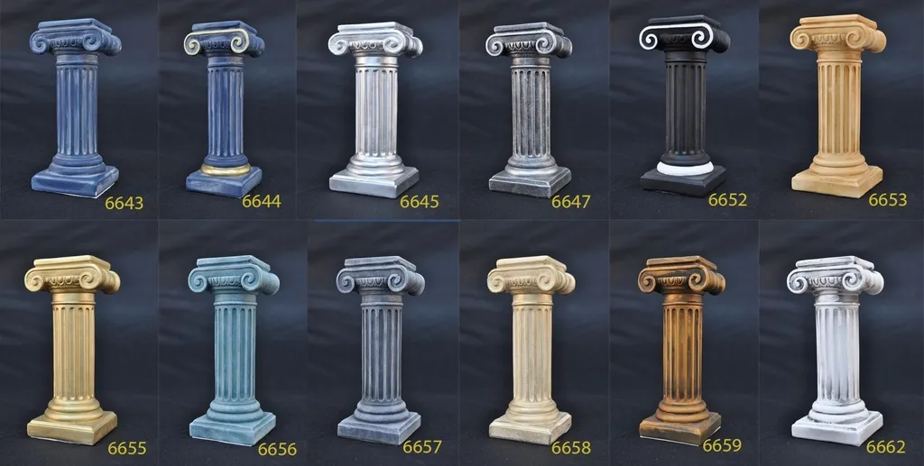 Decorazione Balcone Colonna a Muro - Fascino Antico Italiano