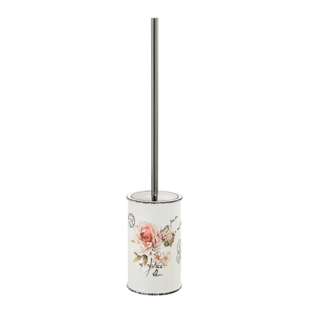 Portascopino WC Gedy Clothilde Bianco CI3302 - Eleganza in Ceramica