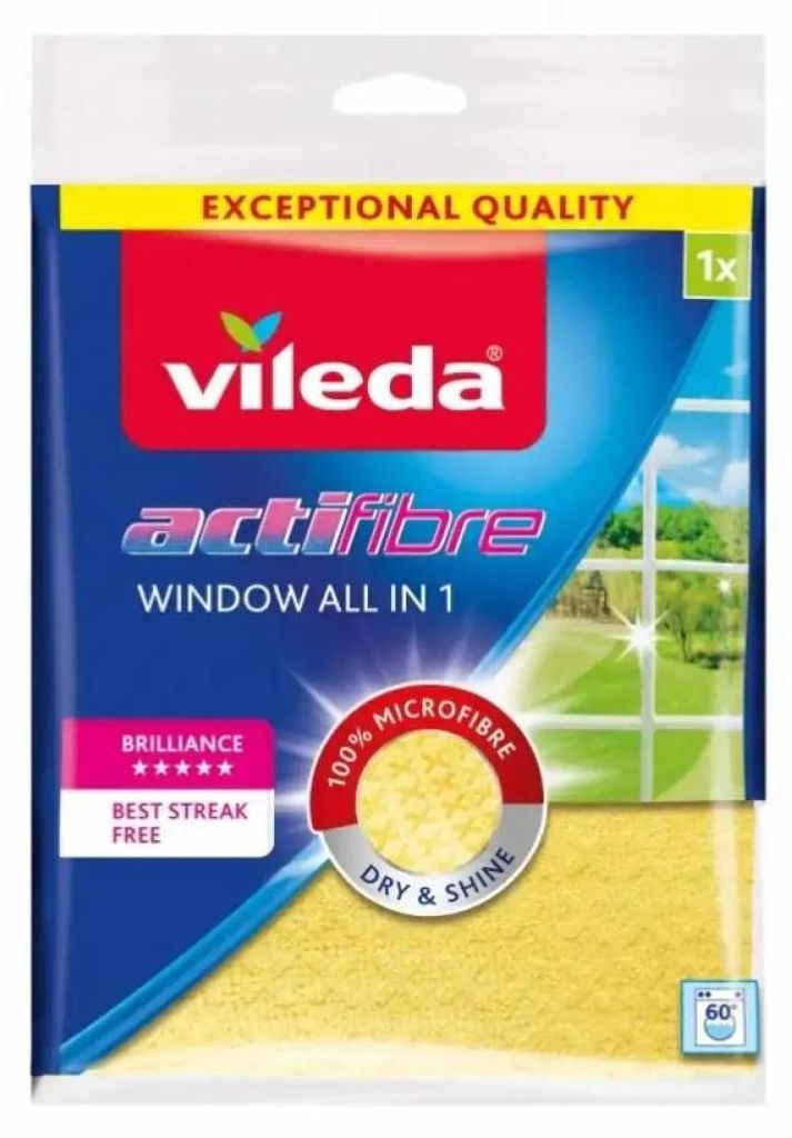 Vileda 151708, Mikrofaser, Polyvinylacetat (PVA), Gelb, Produktbild 
