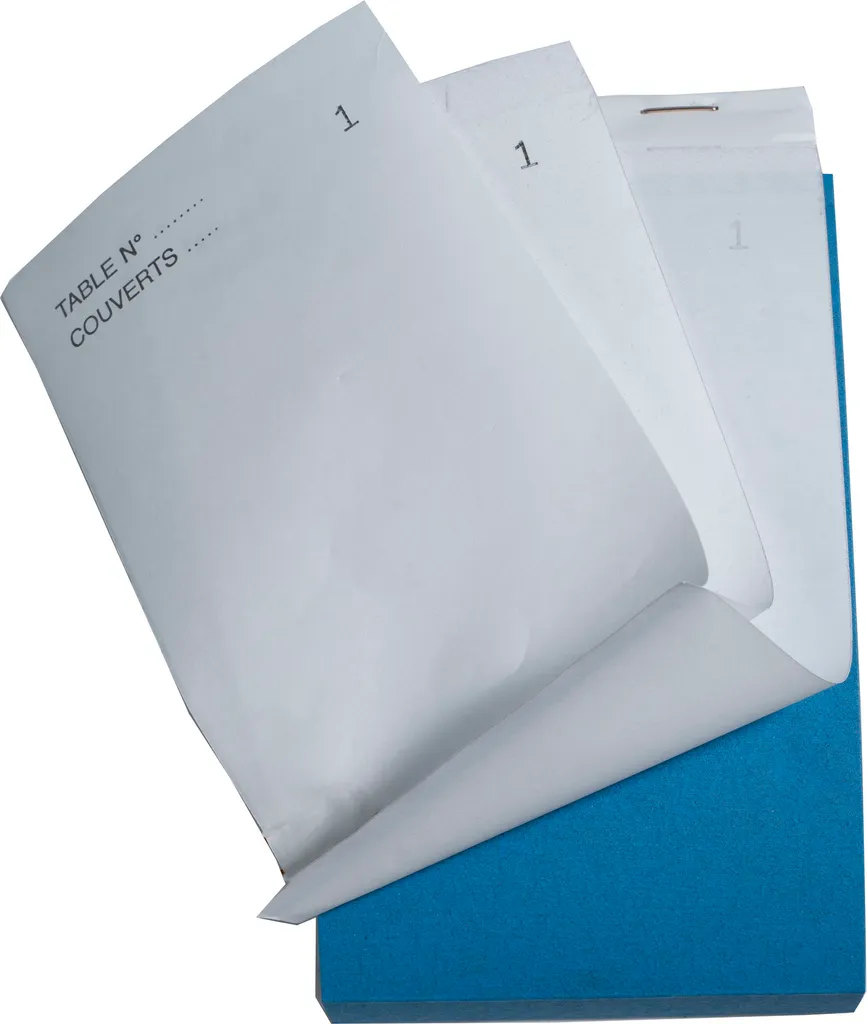 Bloc-notes professionnel Exac Hotel 9 Exacompta 50 unités pour service