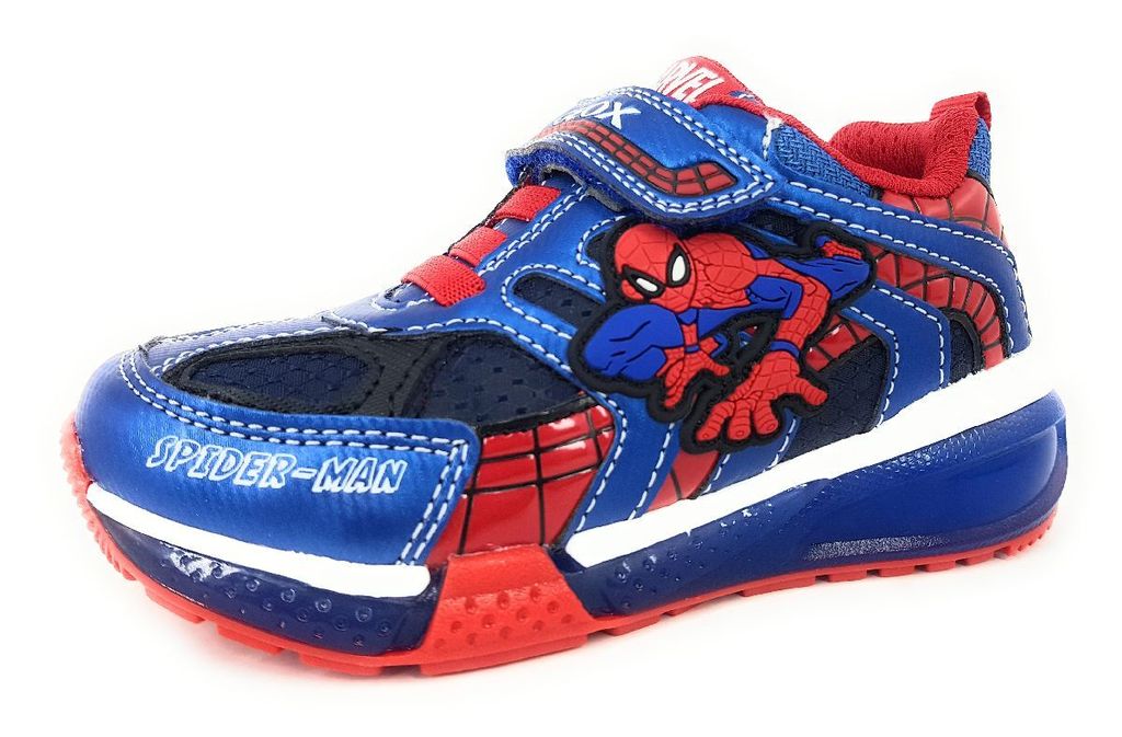 Geox Spiderman Blinker Blue Zdjęcie produktu 