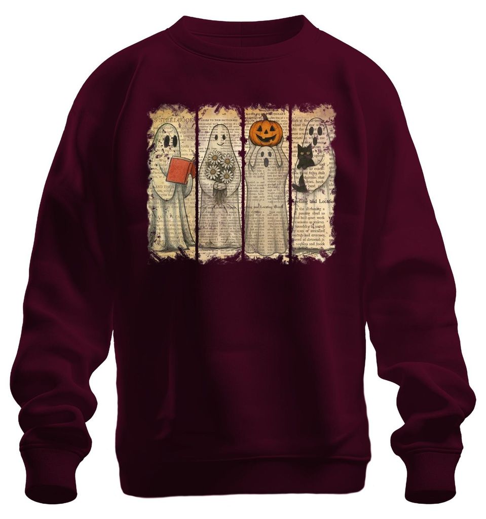Halloween, vintage ontwerp, krantenprint, schattige Productafbeelding 