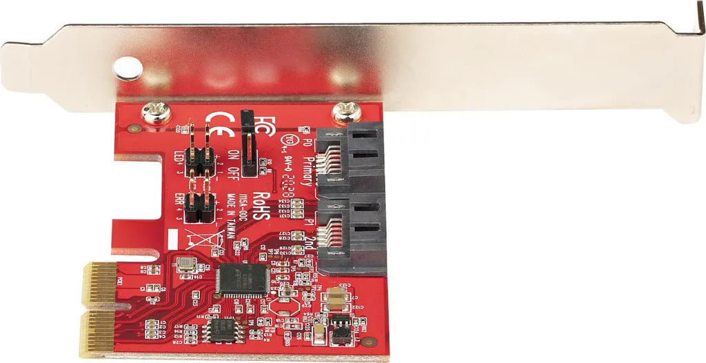 Ajouter 2 Ports SATA sur PC - Carte PCIe d'Évolution Stockage Interne - 5